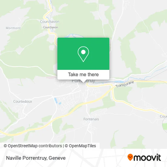 Naville Porrentruy map