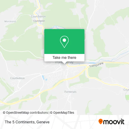 The 5 Continents map