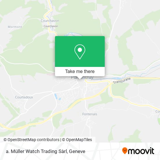 a. Müller Watch Trading Sàrl map