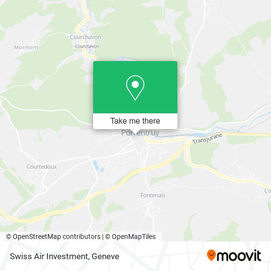 Swiss Air Investment map