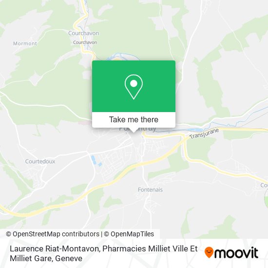 Laurence Riat-Montavon, Pharmacies Milliet Ville Et Milliet Gare plan