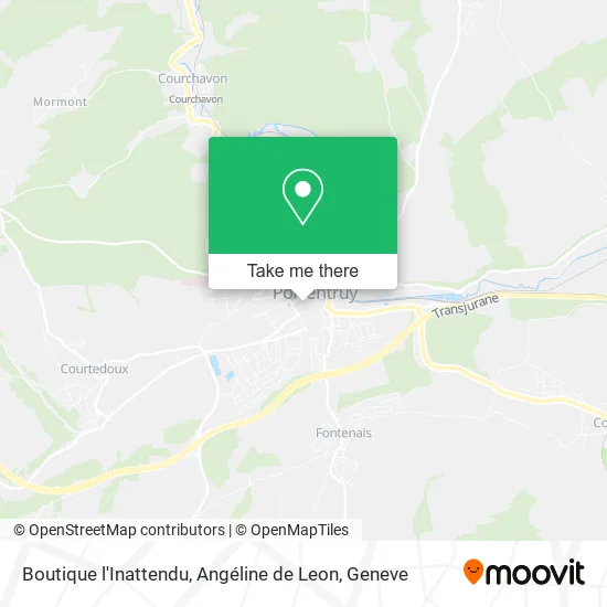 Boutique l'Inattendu, Angéline de Leon map