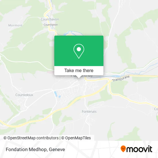 Fondation Medhop map