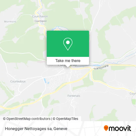 Honegger Nettoyages sa map