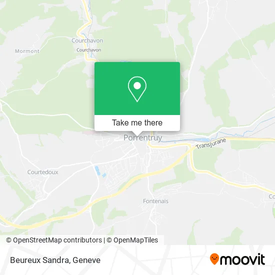 Beureux Sandra map
