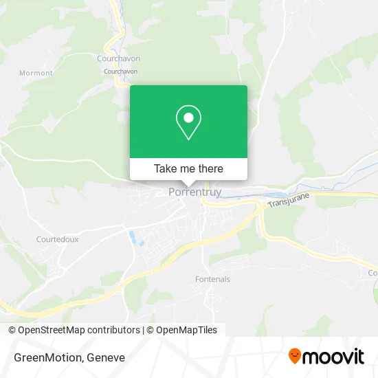 GreenMotion map