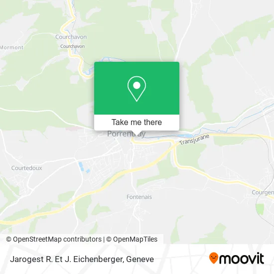 Jarogest R. Et J. Eichenberger map