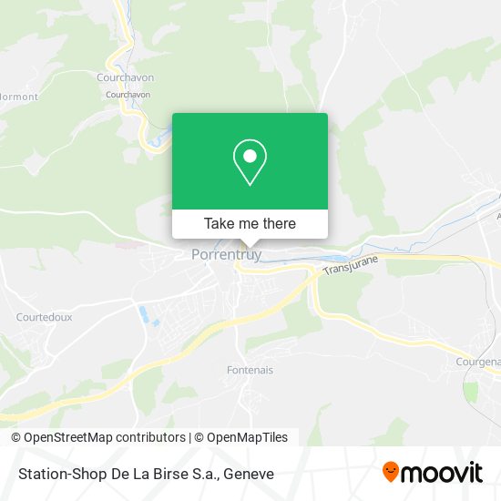 Station-Shop De La Birse S.a. map