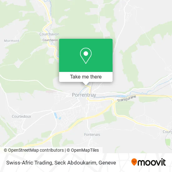 Swiss-Afric Trading, Seck Abdoukarim map