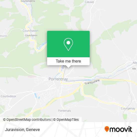 Juravision map