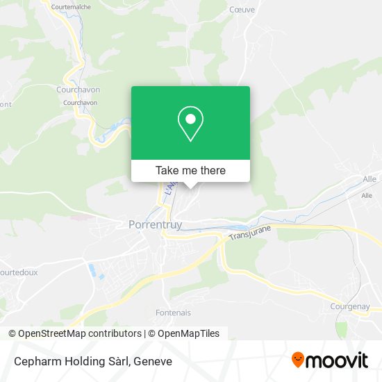 Cepharm Holding Sàrl map