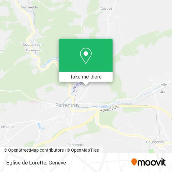 Eglise de Lorette map