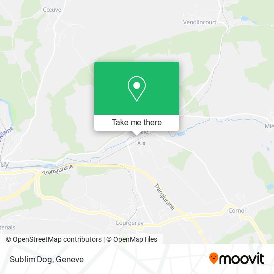 Sublim'Dog map