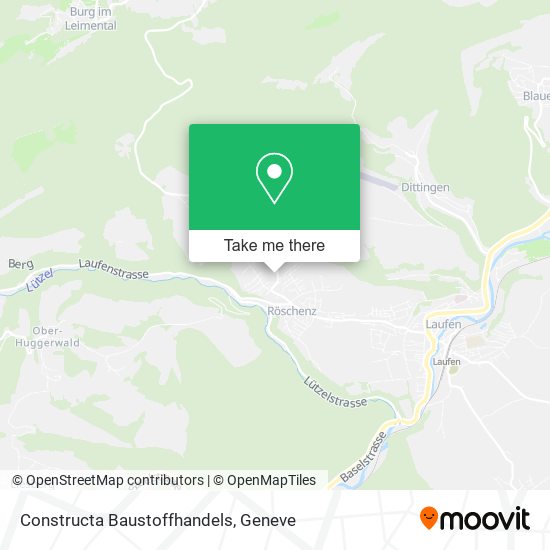 Constructa Baustoffhandels map