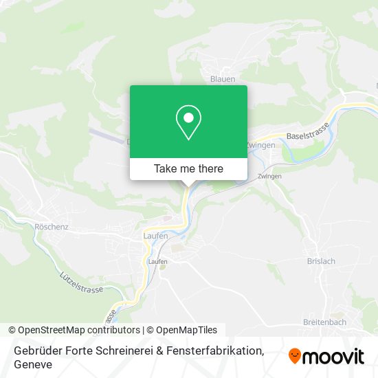 Gebrüder Forte Schreinerei & Fensterfabrikation map