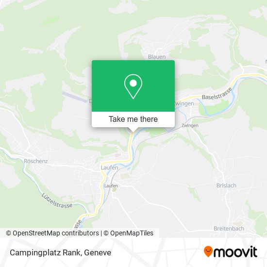 Campingplatz Rank map