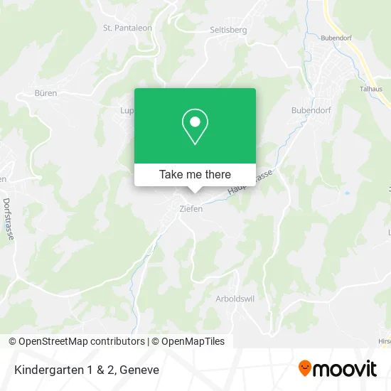 Kindergarten 1 & 2 map