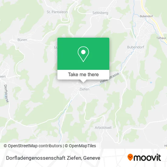Dorfladengenossenschaft Ziefen map