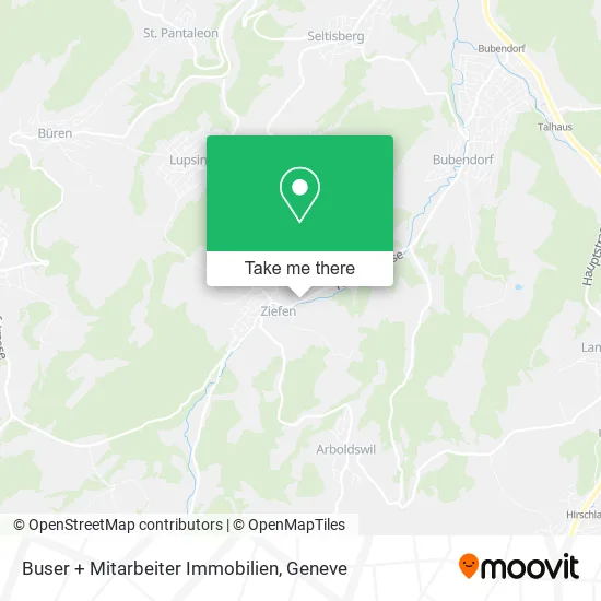 Buser + Mitarbeiter Immobilien map