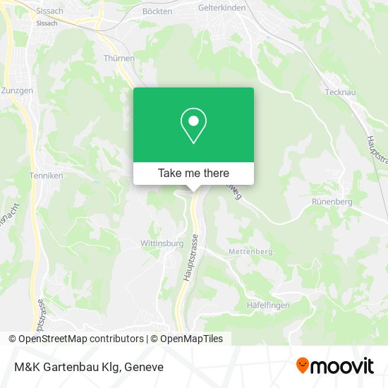 M&K Gartenbau Klg map