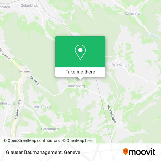 Glauser Baumanagement map