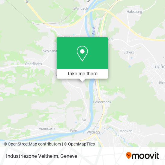 Industriezone Veltheim map