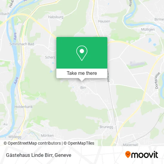 Gästehaus Linde Birr map