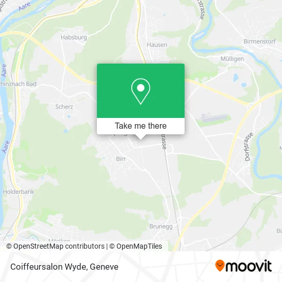 Coiffeursalon Wyde map