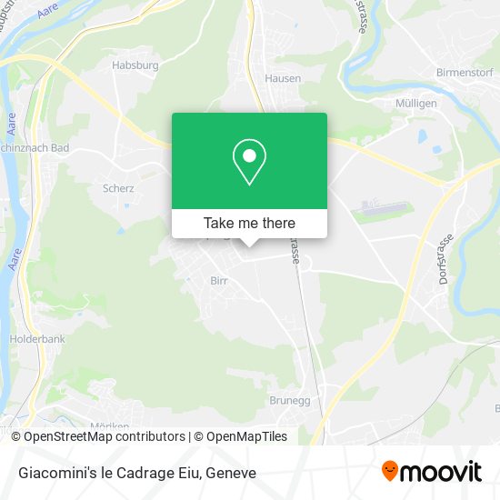 Giacomini's le Cadrage Eiu map