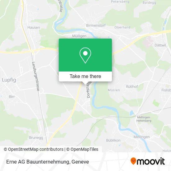Erne AG Bauunternehmung map