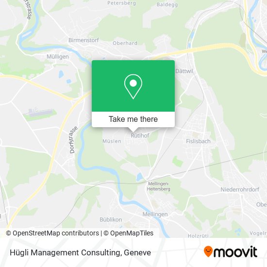 Hügli Management Consulting map