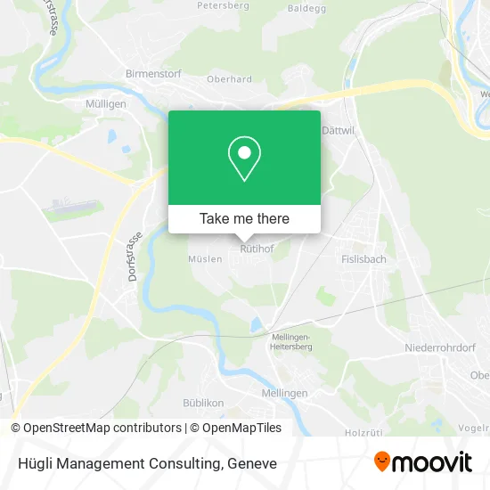 Hügli Management Consulting map