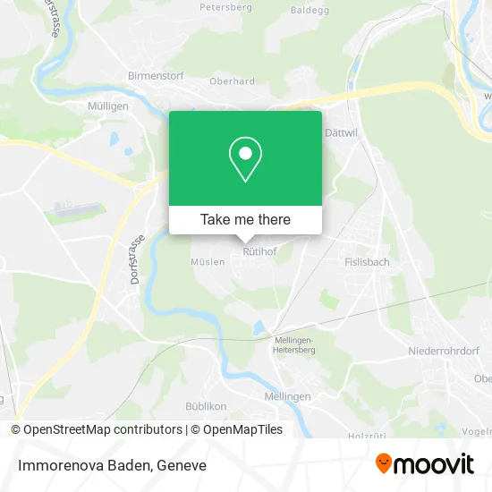 Immorenova Baden map