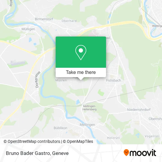 Bruno Bader Gastro map