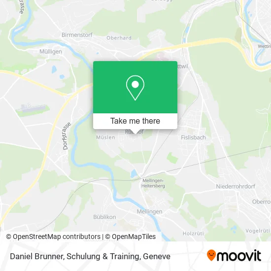 Daniel Brunner, Schulung & Training map