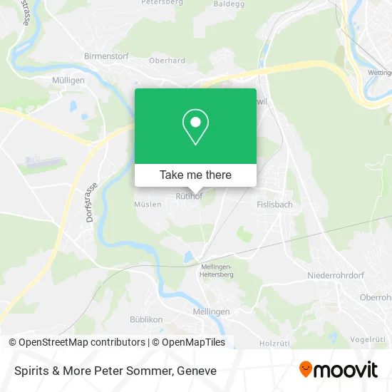 Spirits & More Peter Sommer map