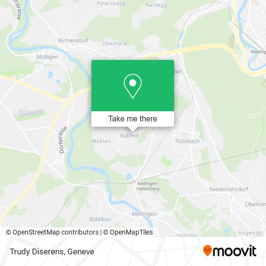Trudy Diserens map