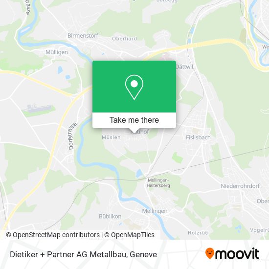 Dietiker + Partner AG Metallbau map