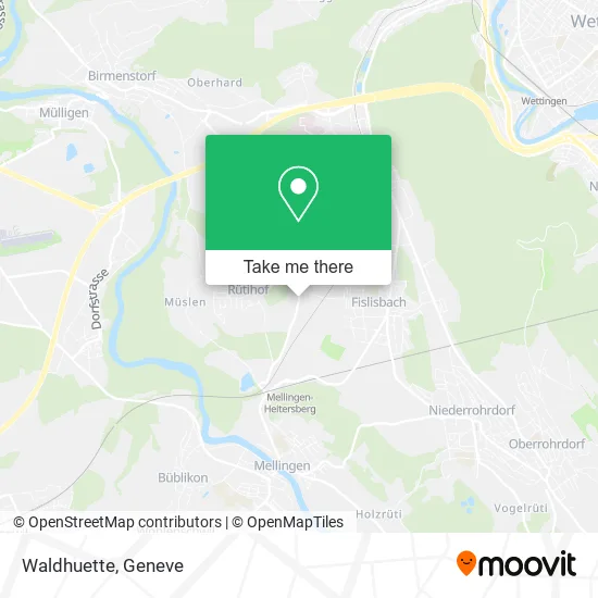 Waldhuette map