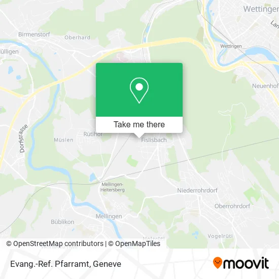 Evang.-Ref. Pfarramt map