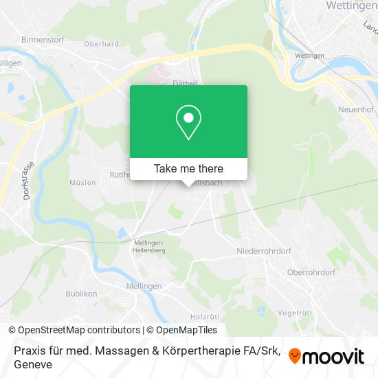 Praxis für med. Massagen & Körpertherapie FA / Srk map