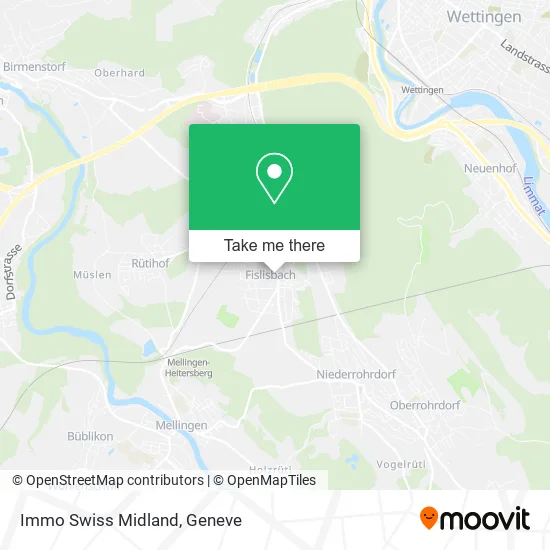 Immo Swiss Midland map