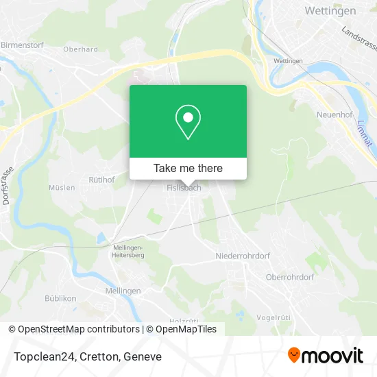 Topclean24, Cretton map