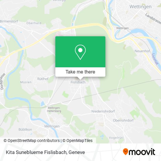 Kita Suneblueme Fislisbach map