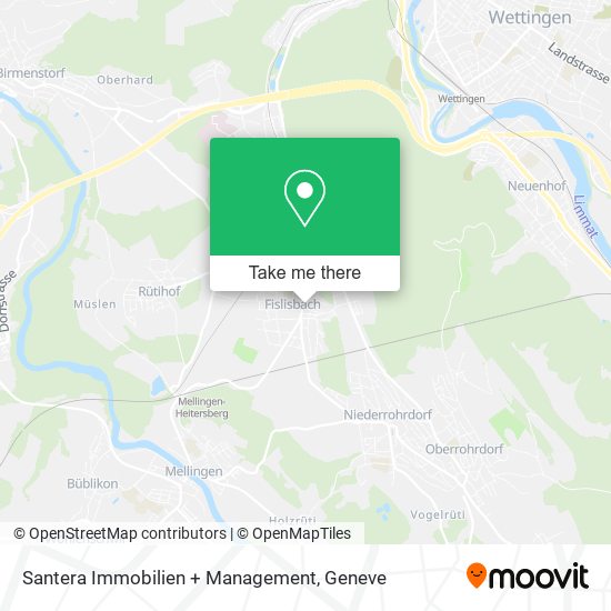 Santera Immobilien + Management map
