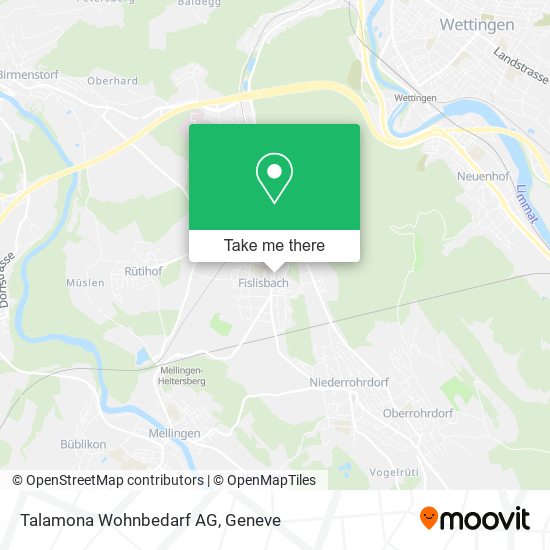 Talamona Wohnbedarf AG map