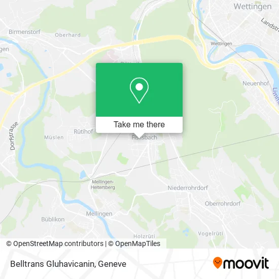 Belltrans Gluhavicanin map
