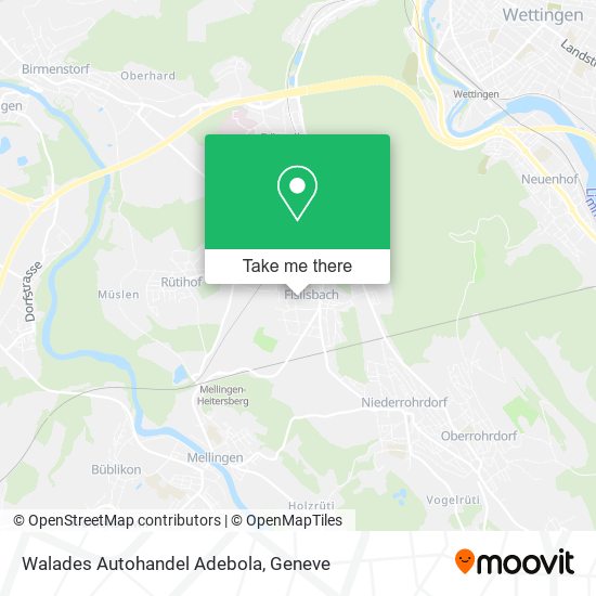 Walades Autohandel Adebola map