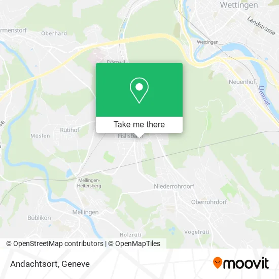 Andachtsort map