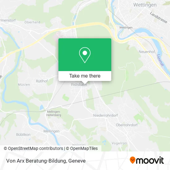 Von Arx Beratung-Bildung map